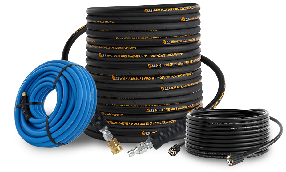 Will the PE Pressure Washer Hose leak under high pressure, and what is its pressure bearing capacity related to?